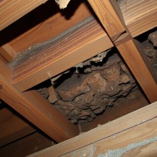 Termite damage to wooden structure in Springfield MO home