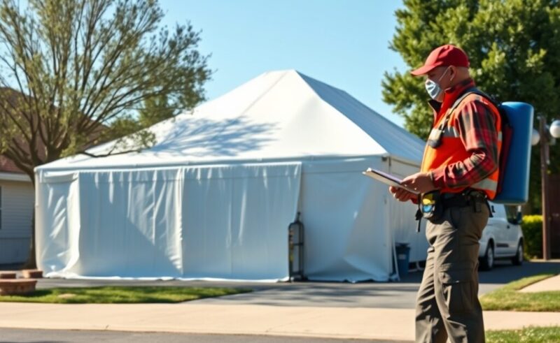 Termite Fumigation vs Local Treatment: When Each Option Is Considered editorial featured image showing termite inspection and property-risk planning context