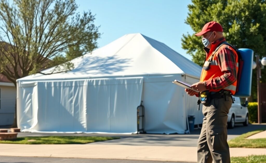 Termite Fumigation vs Local Treatment: When Each Option Is Considered editorial featured image showing termite inspection and property-risk planning context