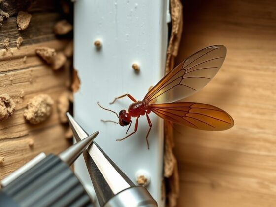 Termite Swarmers Indoors: What It Means and What Not to Do editorial featured image showing termite inspection and property-risk planning context