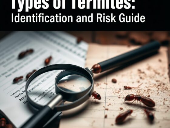 Types of Termites: Identification and Risk Guide editorial featured image showing termite inspection and property-risk planning context